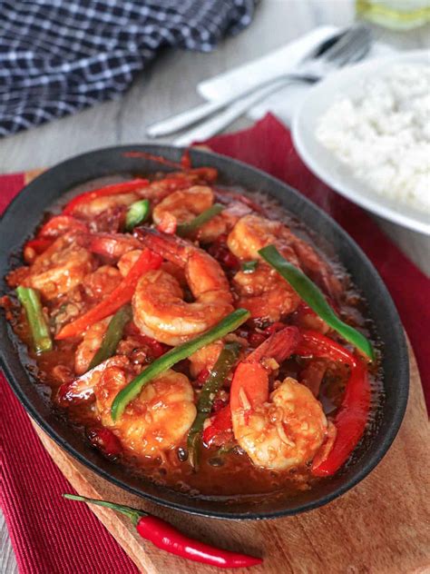 Sizzling Gambas Al Ajillo Spicy Garlic Shrimp Kawaling Pinoy