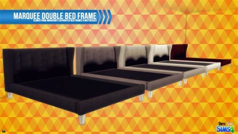 Onyx Sims Marquee Double Bed Frame Sims 4 Downloads