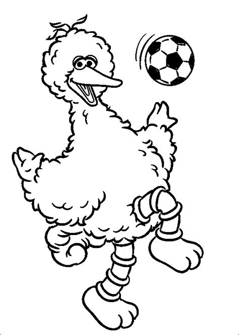 Free Printable Big Bird Coloring Pages - George Mitchell's Coloring Pages