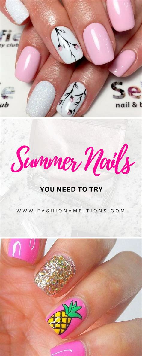 Best 25 Summer Nails Ideas On Pinterest Summer Gel Nails Nails For