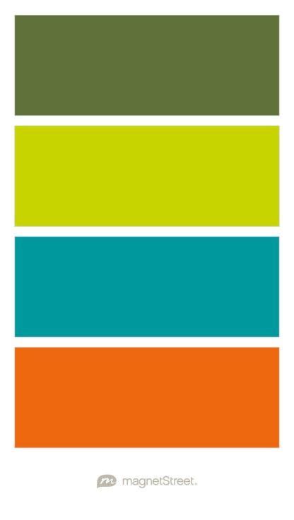 Bring your project to life with a full spectrum of beautiful colors for any color palette or color scheme. Olive, Chartreuse, Teal, and Orange Wedding Color Palette ...