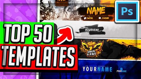 ⭐️ Top 50 Youtube Banner Template Photoshopyoutube Banner Template