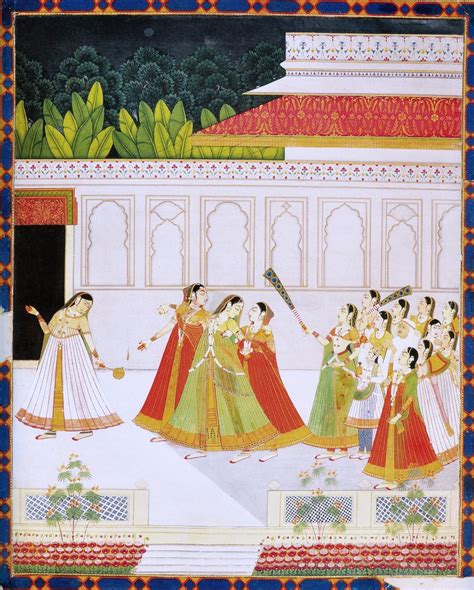 File4 New Entrant To A Princes Harem Jaipur Late 18 Century