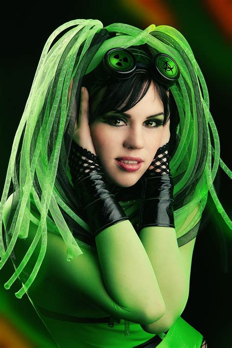 Cute Lime Green Cybergoth Girl With Falls Cyber Goth Beauties