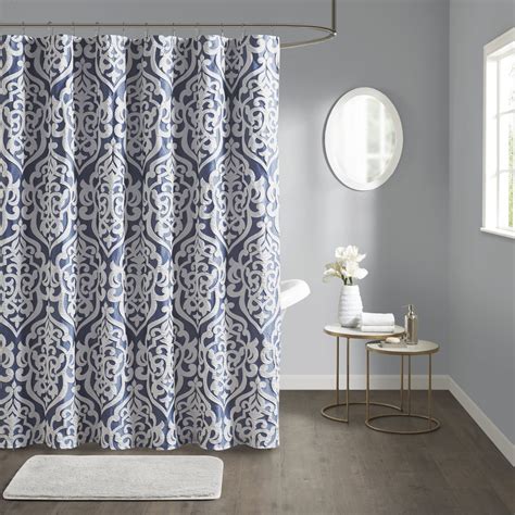 Home Essence Eliot Luxury Textured Jacquard Shower Curtain