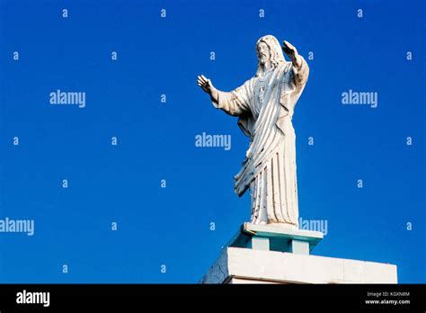 Jesus Christ Statue Kollam Kerala India Asia Stock Photo Alamy