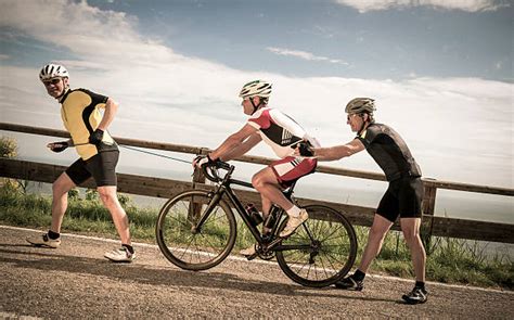 Pushing Bike Stock Photos Pictures And Royalty Free Images Istock