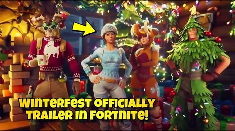 New Fortnite Christmas Winterfest Event Trailer And Leaked Skins