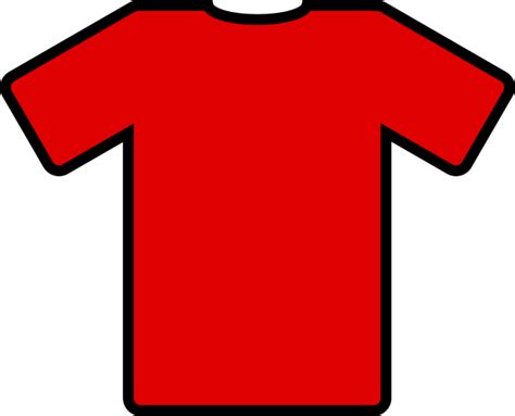 Red Shirt Clip Art At Vector Clip Art Online Royalty Free
