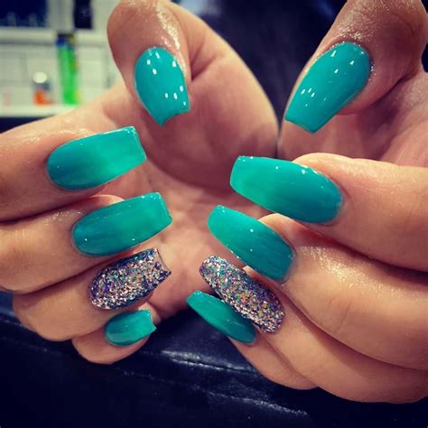 UPDATED 40 Trendy Turquoise Nails June 2020 In 2020 Turquoise