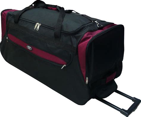 36 Polyester Rolling Wheeled Duffel Bag Travel Duffel Bag On Wheel