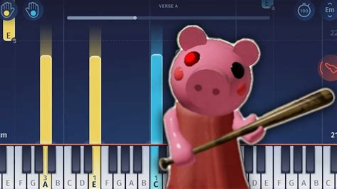 Roblox Piggy Menu Theme Easy Piano Tutorial