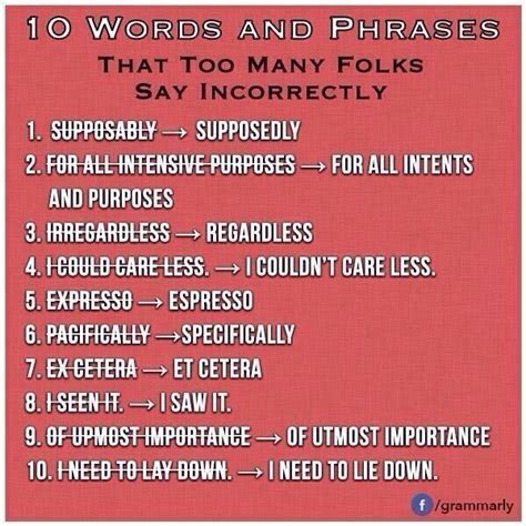 Commonly Misused Phrases Musely