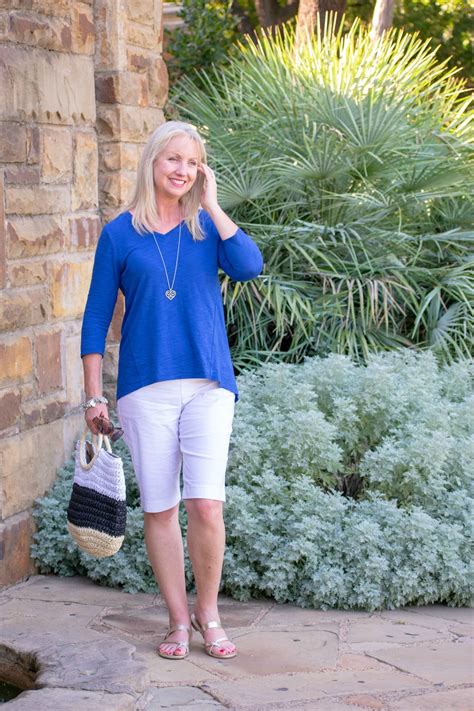 Shorts Summer Outfits For Women Over 50