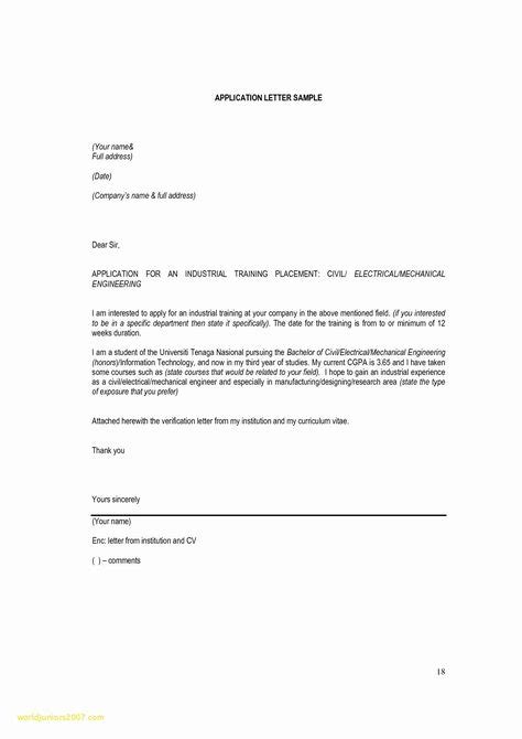Sample resume cover letter template. Application Letter Fresh Graduate Valid Cover Civil ...