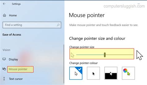 How to change pointer in windows 10. How To Make Your Mouse Pointer Bigger & Easier To See In ...