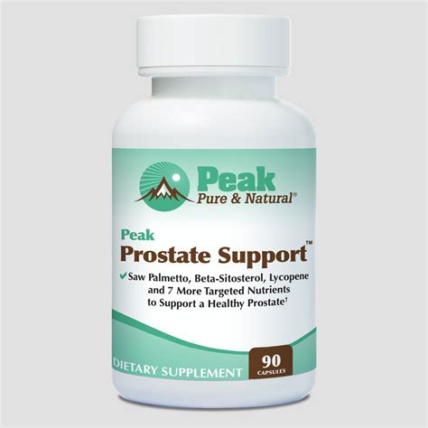 peak prostate support™ supplement peak pure and natural