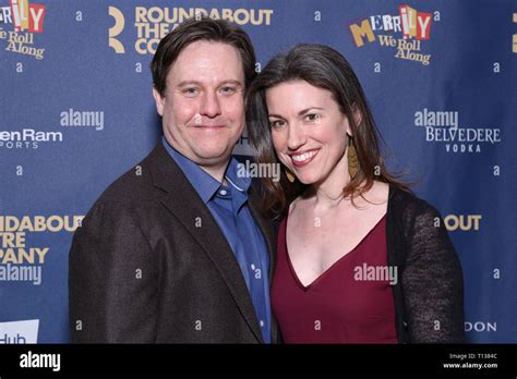 Opening Night Party For Merrily We Roll Along At The Laura Pels Theatre
