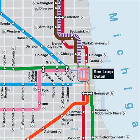 Cta System Map Poster