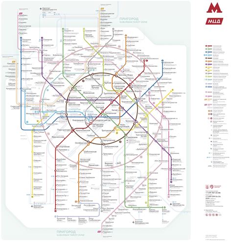 Moscow Metropolitan Metro Map