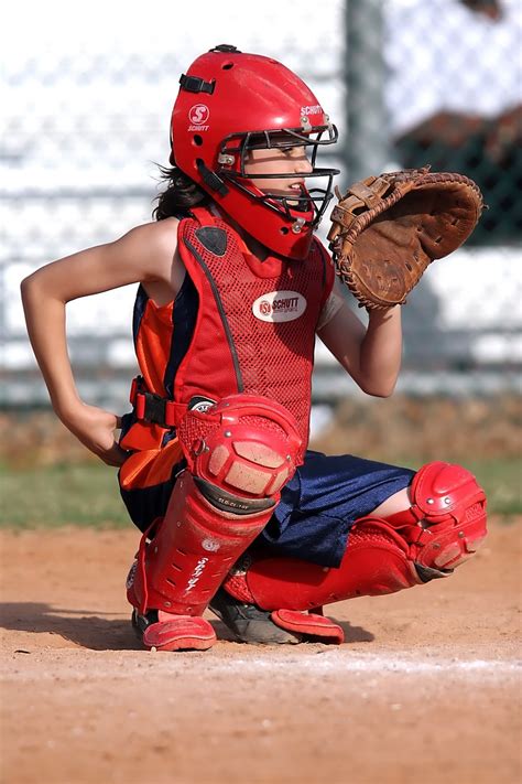 Free Images Girl Glove Play Female Red Action Player