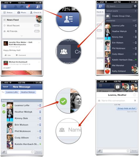 How To Create A Group Chat With Facebook For Iphone And Ipad Imore