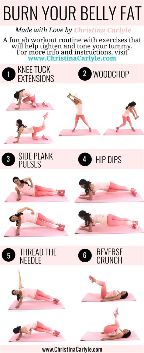 Ab Workout For A Flat Tighter Toned Tummy Christina Carlyle