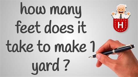 How many feet in 1 inches? how many feet does it take to make 1 yard - YouTube