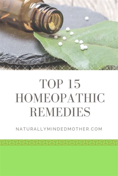 My Favorite Homeopathic Remedies Homeopathic Remedies Remedies