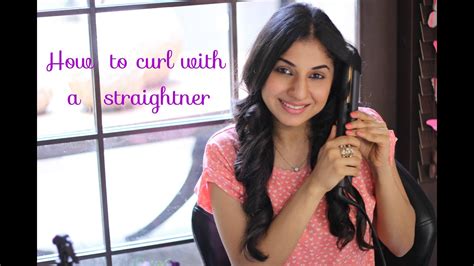 Thoroughly moisturize your hair with a strong moisturizing treatment that same week you want to curl it. How to curl your hair with a straightener - YouTube
