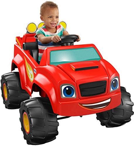Monster truck power wheels crash | videos for kids about the ultimate monster jam trucks! Power Wheels Boys' Nickelodeon Blaze Monster Truck 6V