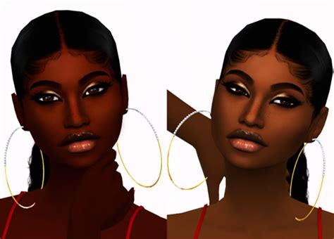 Clear Lip Gloss Xxblacksims Sims Hair Sims 4 Black Hair Black Skin