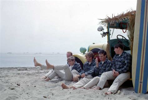 The Beach Boys Band Photos On The Beach From 1962 Considerable