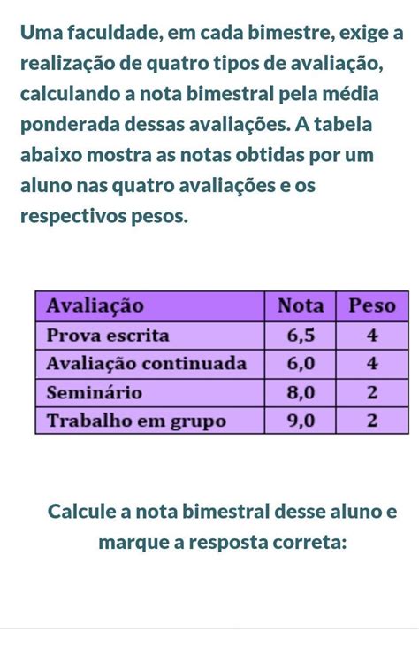 Em Cada Bimestre Uma Faculdade Exige A Realização