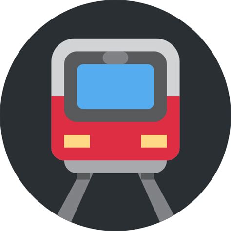 Diese hochwertigen emoji können gratis verwendet werden. U-Bahn-Emoji