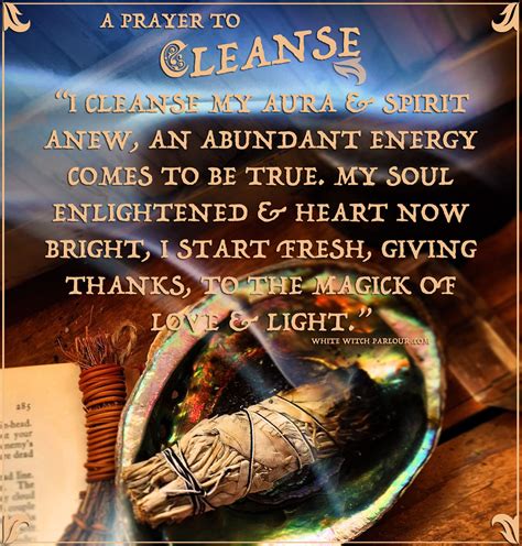 Cleanse Blessing Prayer Magic Smudge Witch Metaphysical Sage
