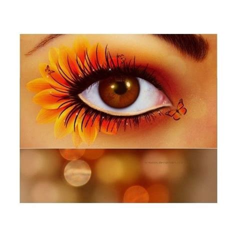 Sunflower Eyes Eye Lashes Liked On Polyvore Featuring Beauty Products