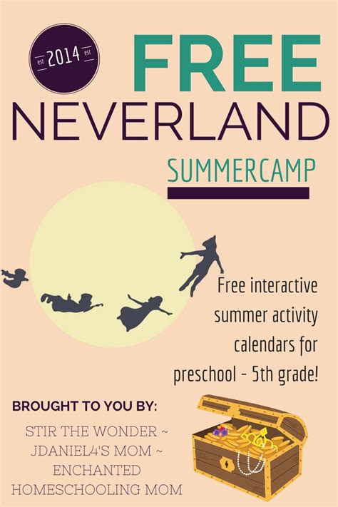 Apr 25, 2017 · i love not making lunches in the morning, or finding matching socks. NEVERLAND SUMMER CAMP FOR KINDERGARTEN- SECOND GRADE :JUNE ...