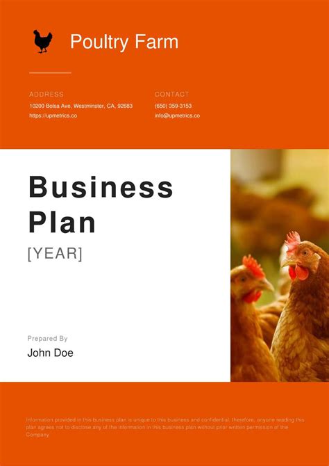 Poultry Farming Business Plan Example By Upmetrics Issuu