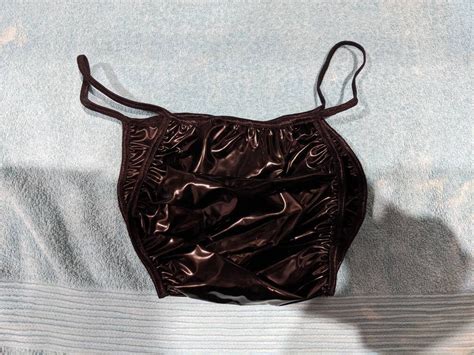 unisex waterproof shiny black plastic panties black31 49 etsy