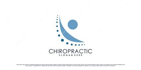 Premium Vector Chiropractic Icon Logo Design Inspiration For Health