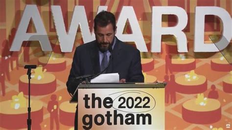 Adam Sandler Roasts His Daughters In Gotham Awards Speech Au