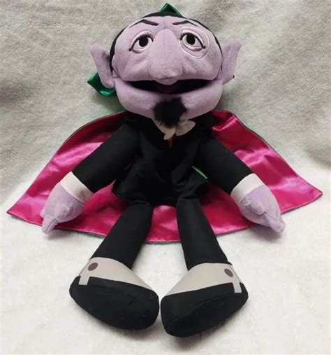 2013 Sesame Street The Count Von Count Hand Puppet Gund Plush 3499