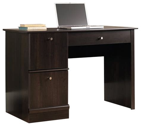Hide away your office clutter inside the armoire doors. Sauder Select Computer Desk in Cinnamon Cherry ...