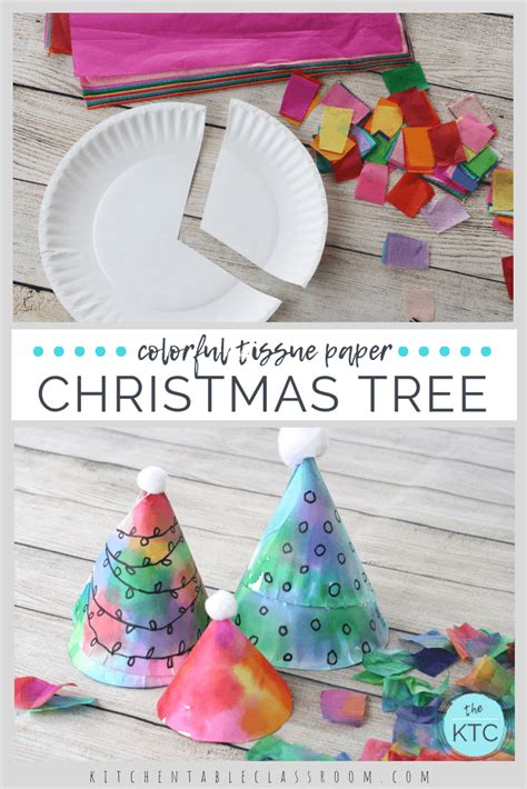 Tissue Paper Christmas Trees The Kitchen Table Classroom Paper