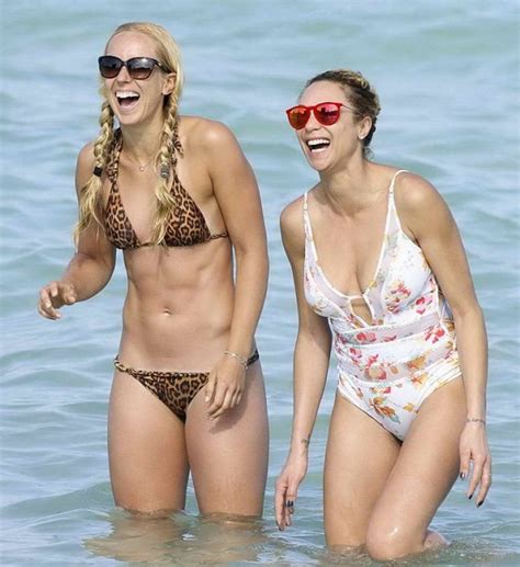 Sabine Lisicki And Lilly Becker In Bikinis At The Beach In Miami