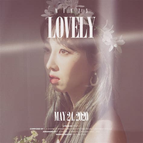 Minzy Reveals Next Lovely Concept Poster For Her Solo Comeback Single