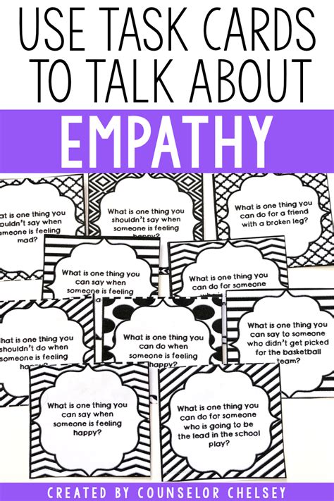 Empathy Task Cards For Identifying Feelings And Responding With Empathy