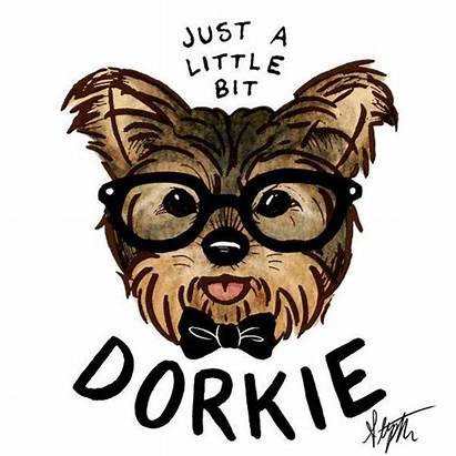 Yorkie Dorkie Stickers Dogs Dog Drawing Terrier
