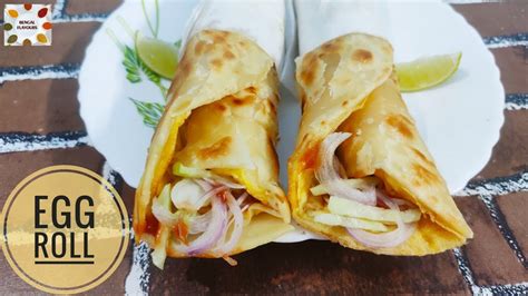 Kolkata Style Egg Roll Diwali Special Recipe Street Style Egg Roll